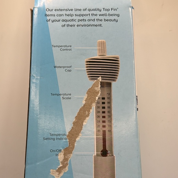 NIB TOPFIN™️ H50 50 WATT AQUARIUM HEATER - Picture 5 of 7